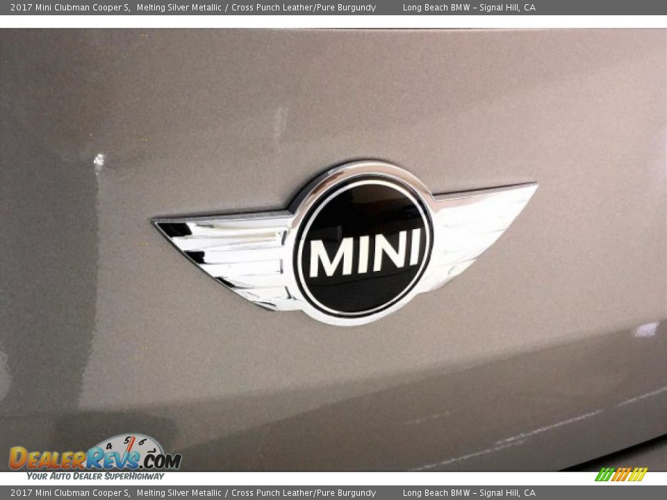2017 Mini Clubman Cooper S Melting Silver Metallic / Cross Punch Leather/Pure Burgundy Photo #23