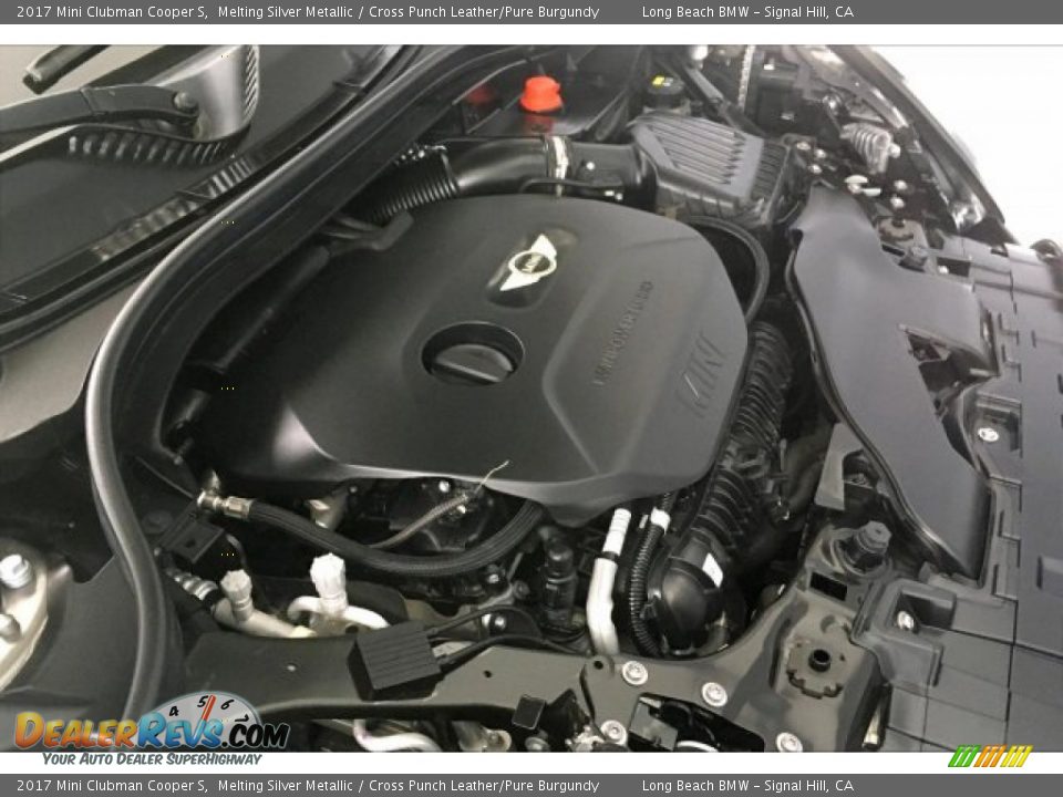 2017 Mini Clubman Cooper S Melting Silver Metallic / Cross Punch Leather/Pure Burgundy Photo #27