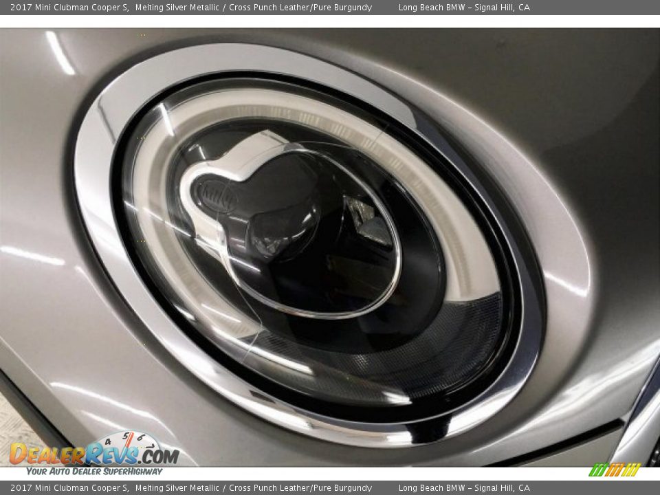 2017 Mini Clubman Cooper S Melting Silver Metallic / Cross Punch Leather/Pure Burgundy Photo #28