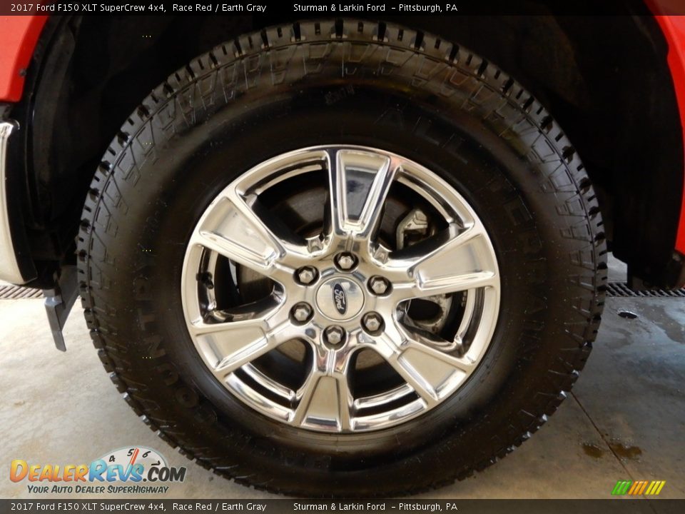 2017 Ford F150 XLT SuperCrew 4x4 Race Red / Earth Gray Photo #13