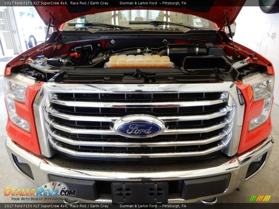 2017 Ford F150 XLT SuperCrew 4x4 Race Red / Earth Gray Photo #14
