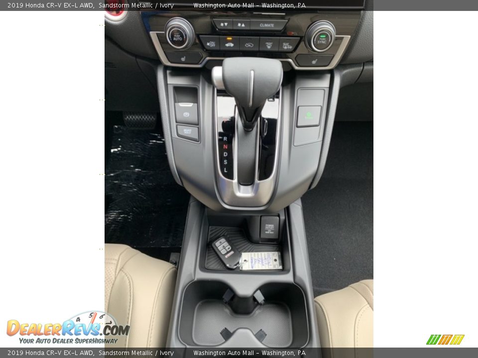 2019 Honda CR-V EX-L AWD Sandstorm Metallic / Ivory Photo #34