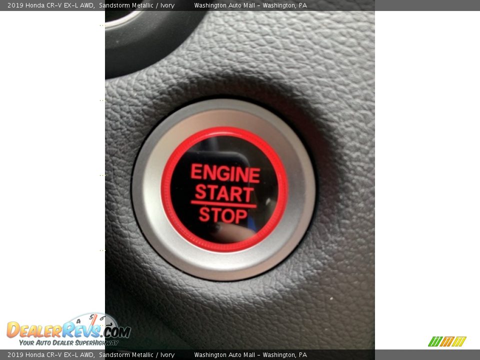 2019 Honda CR-V EX-L AWD Sandstorm Metallic / Ivory Photo #36
