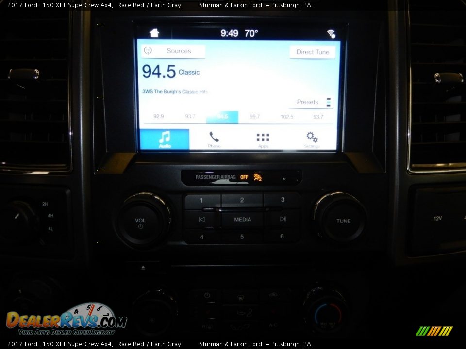 2017 Ford F150 XLT SuperCrew 4x4 Race Red / Earth Gray Photo #25