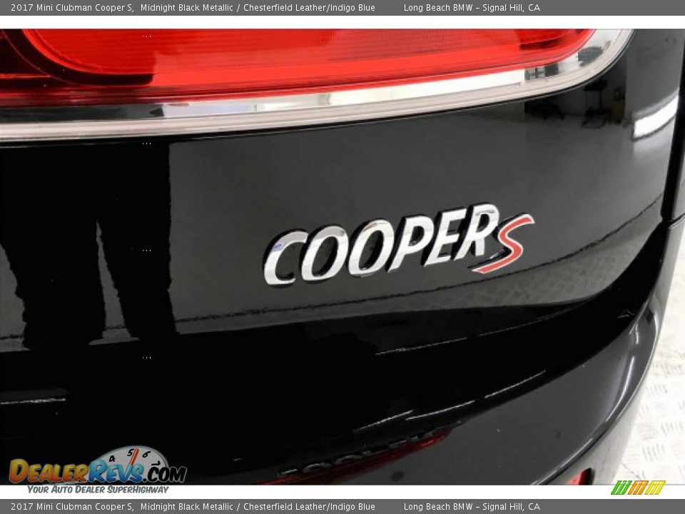 2017 Mini Clubman Cooper S Midnight Black Metallic / Chesterfield Leather/Indigo Blue Photo #7