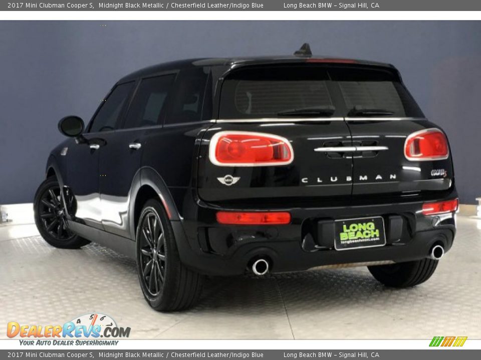 2017 Mini Clubman Cooper S Midnight Black Metallic / Chesterfield Leather/Indigo Blue Photo #10