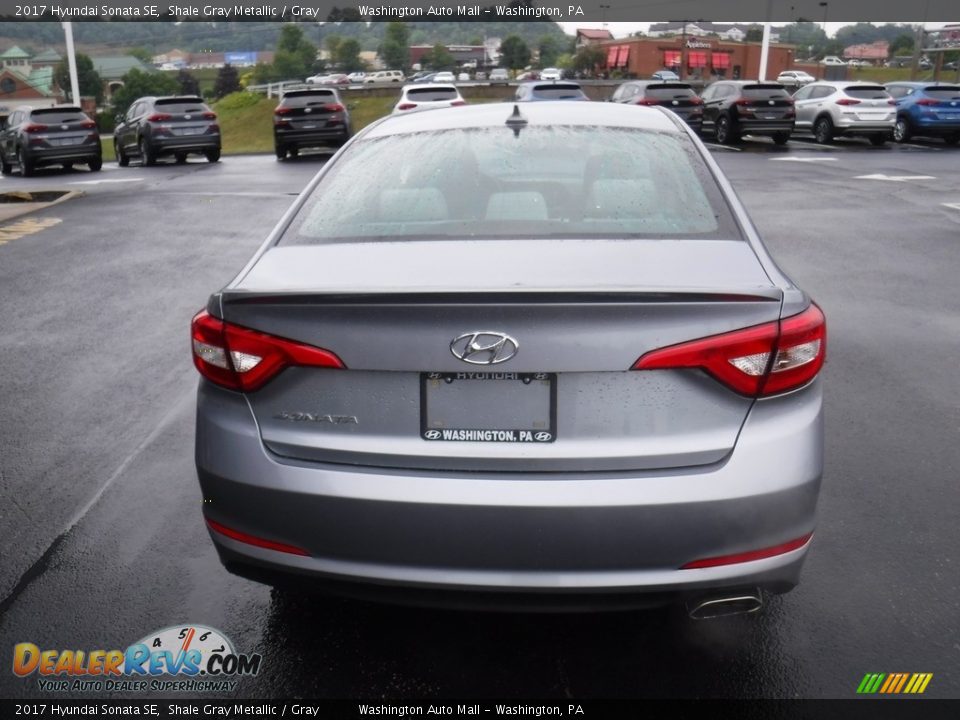 2017 Hyundai Sonata SE Shale Gray Metallic / Gray Photo #8
