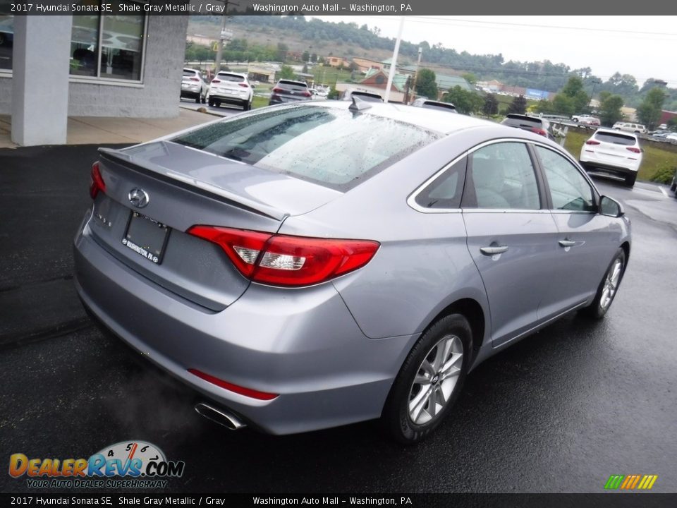 2017 Hyundai Sonata SE Shale Gray Metallic / Gray Photo #9