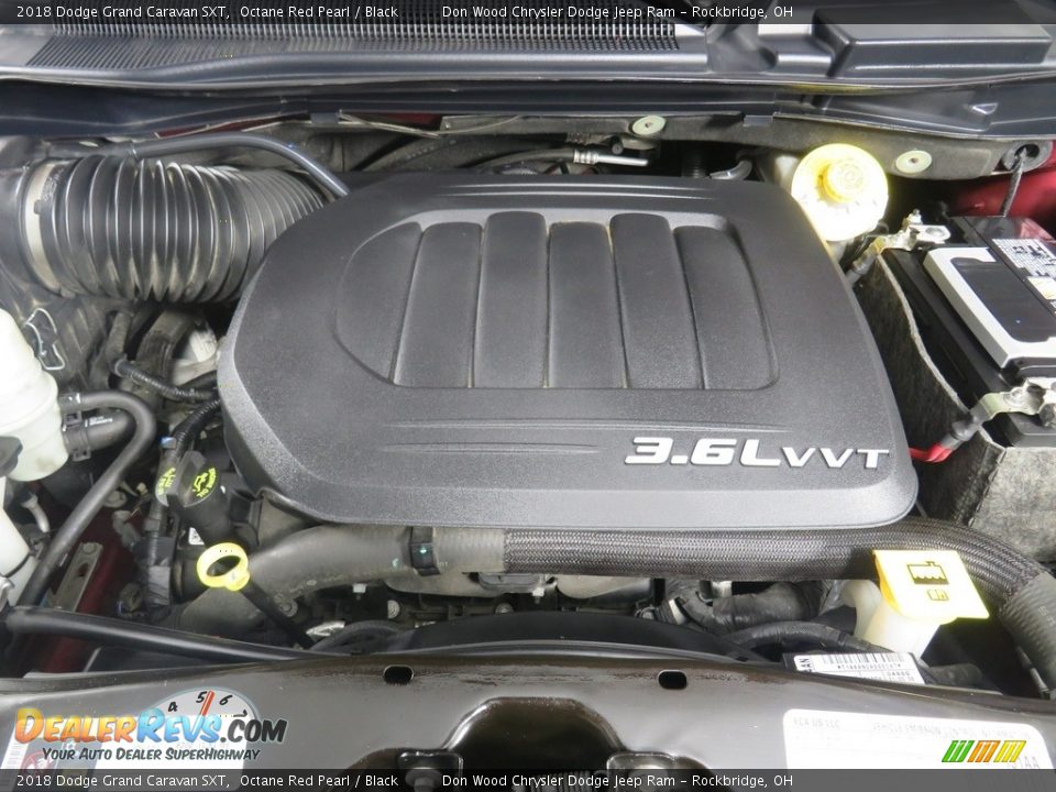 2018 Dodge Grand Caravan SXT Octane Red Pearl / Black Photo #7