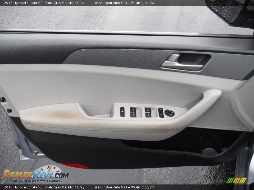 2017 Hyundai Sonata SE Shale Gray Metallic / Gray Photo #11