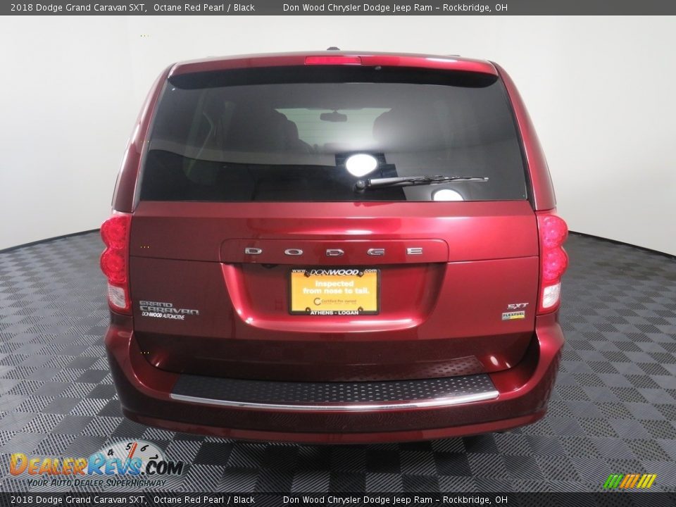 2018 Dodge Grand Caravan SXT Octane Red Pearl / Black Photo #12