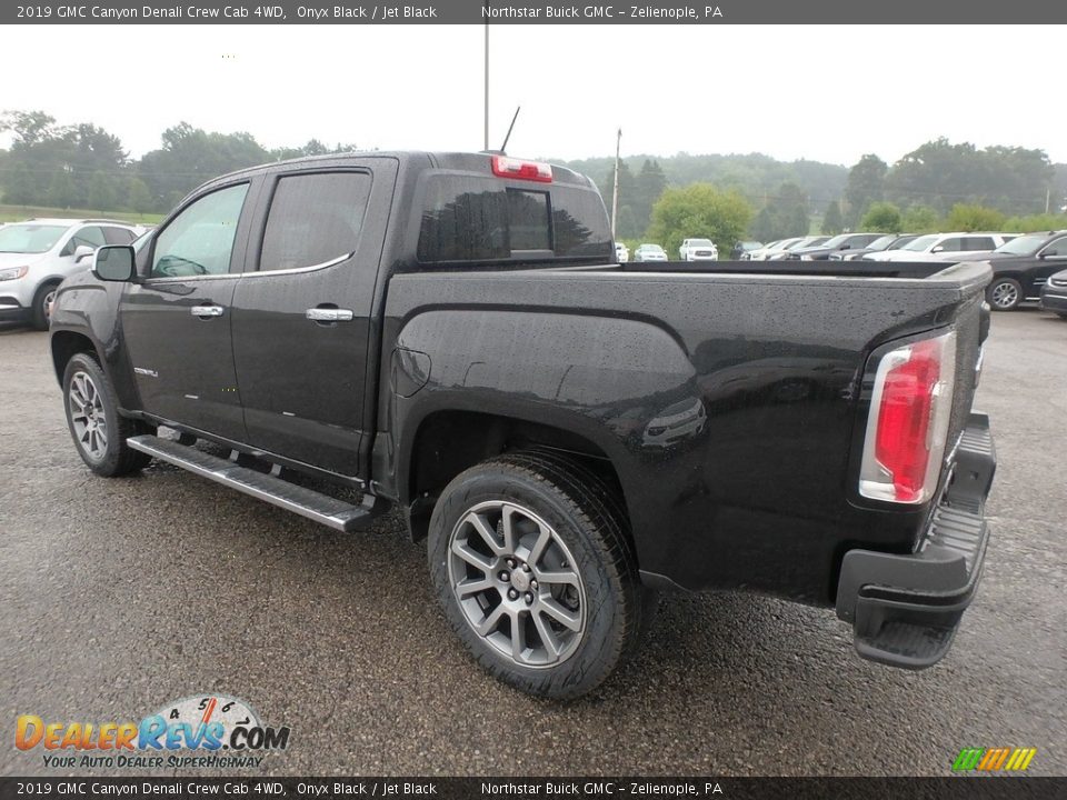 2019 GMC Canyon Denali Crew Cab 4WD Onyx Black / Jet Black Photo #7