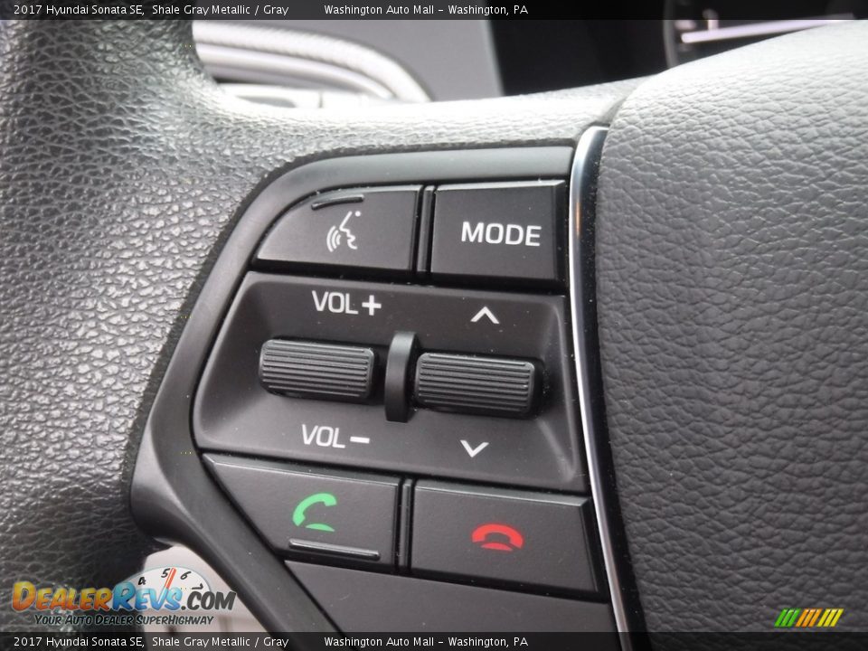 2017 Hyundai Sonata SE Shale Gray Metallic / Gray Photo #17