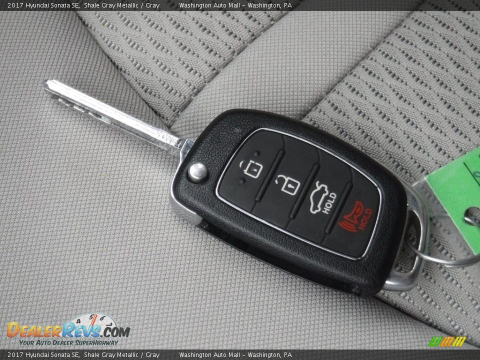 2017 Hyundai Sonata SE Shale Gray Metallic / Gray Photo #23