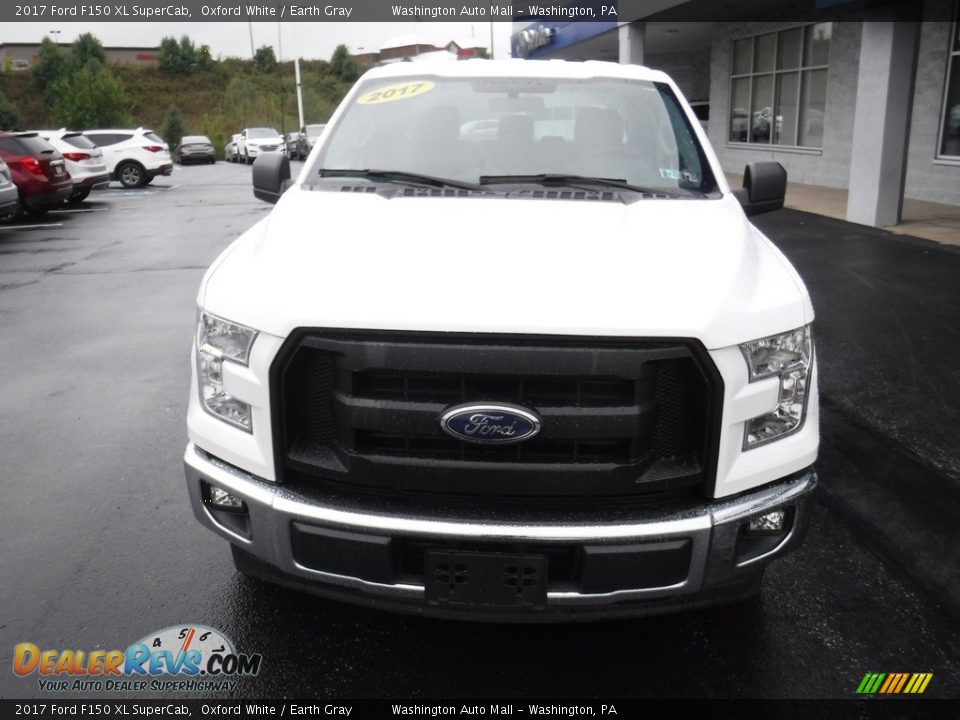 2017 Ford F150 XL SuperCab Oxford White / Earth Gray Photo #4