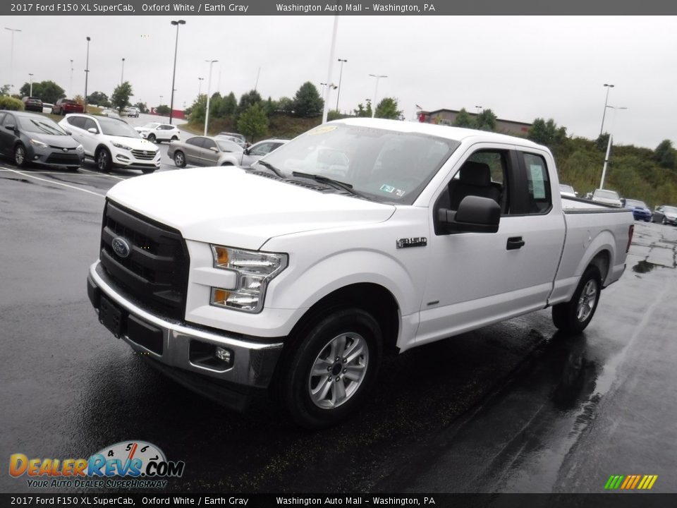 2017 Ford F150 XL SuperCab Oxford White / Earth Gray Photo #5