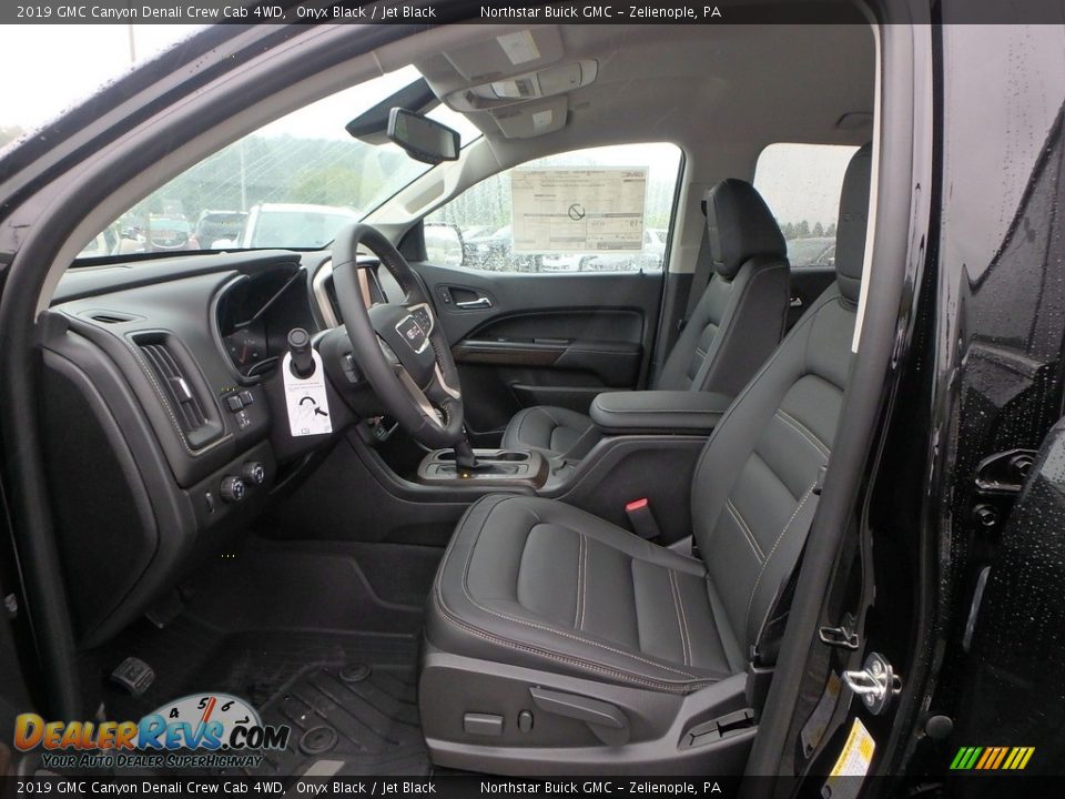 Jet Black Interior - 2019 GMC Canyon Denali Crew Cab 4WD Photo #13