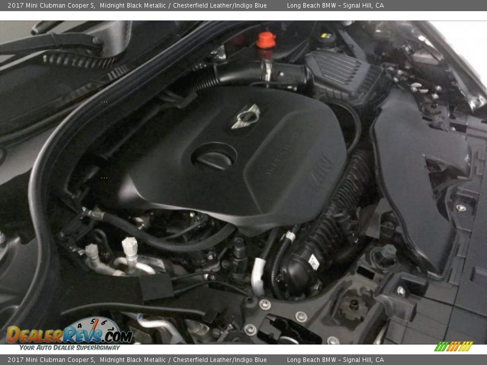 2017 Mini Clubman Cooper S Midnight Black Metallic / Chesterfield Leather/Indigo Blue Photo #25