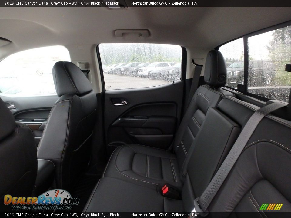 Rear Seat of 2019 GMC Canyon Denali Crew Cab 4WD Photo #14