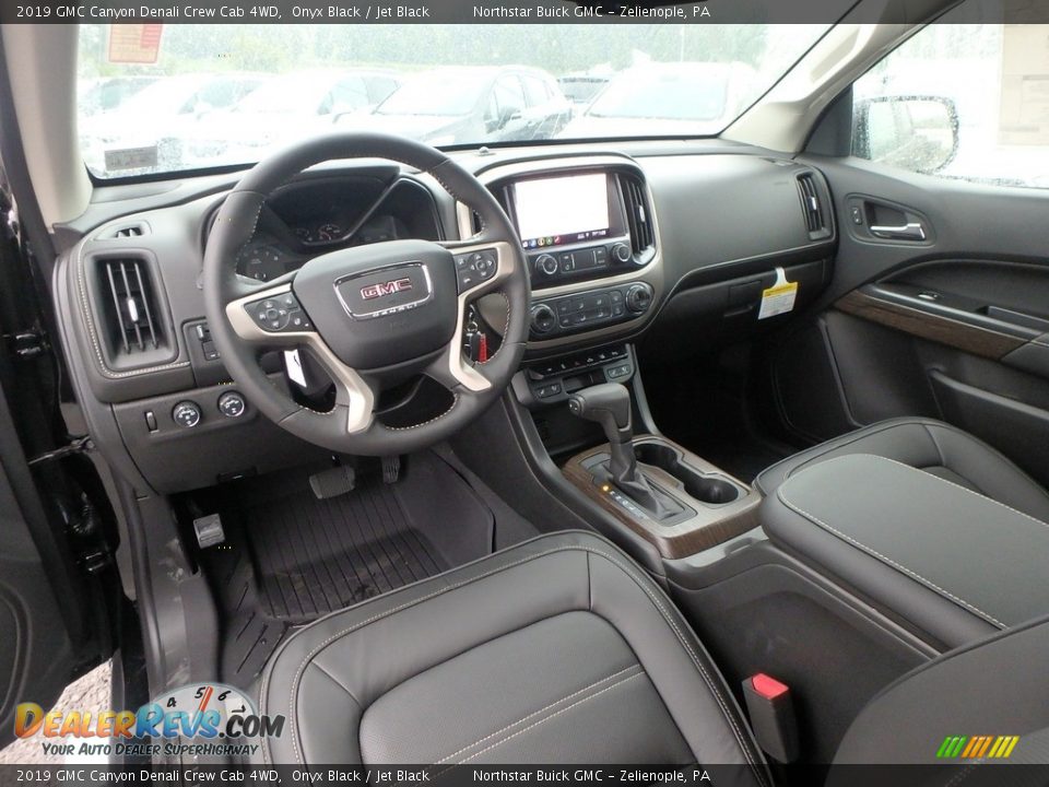 Jet Black Interior - 2019 GMC Canyon Denali Crew Cab 4WD Photo #15