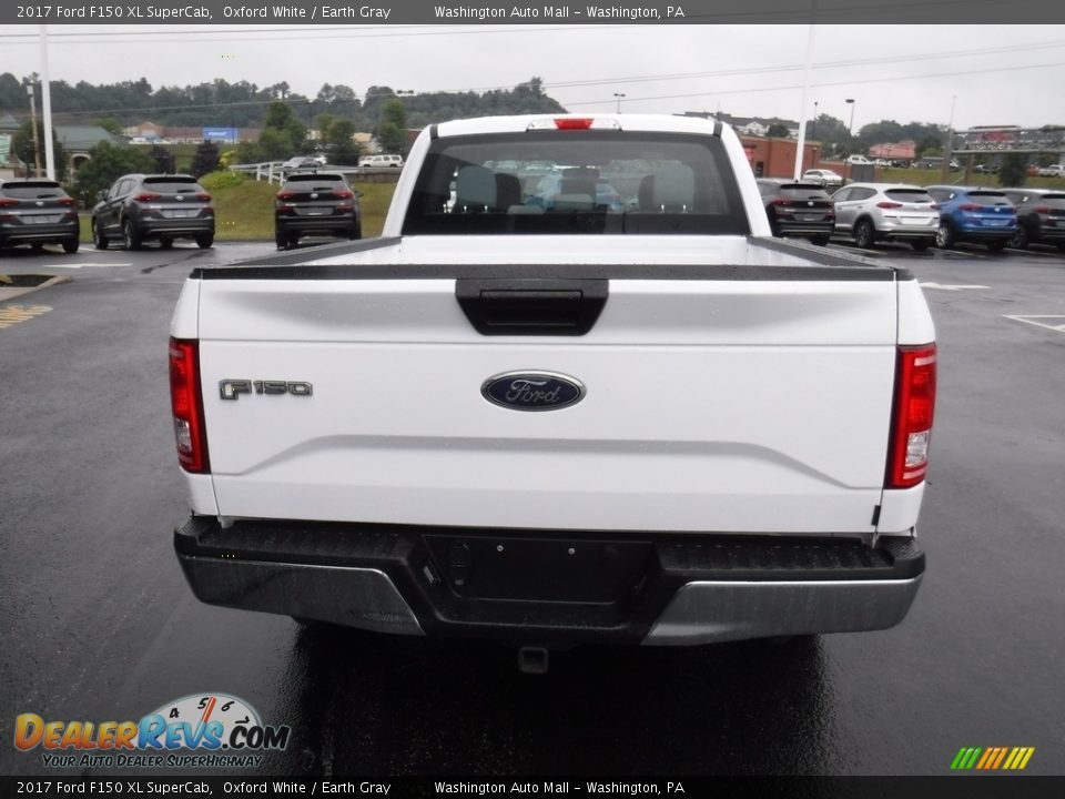 2017 Ford F150 XL SuperCab Oxford White / Earth Gray Photo #9