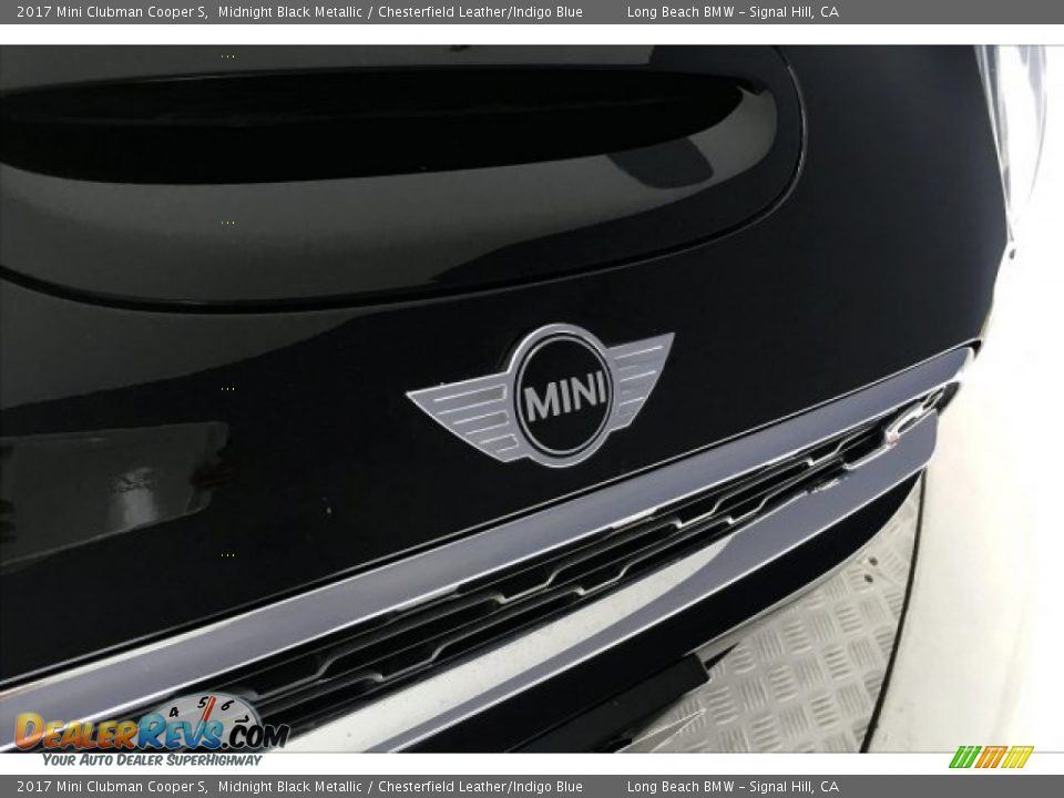 2017 Mini Clubman Cooper S Midnight Black Metallic / Chesterfield Leather/Indigo Blue Photo #27