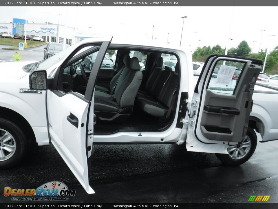 2017 Ford F150 XL SuperCab Oxford White / Earth Gray Photo #13
