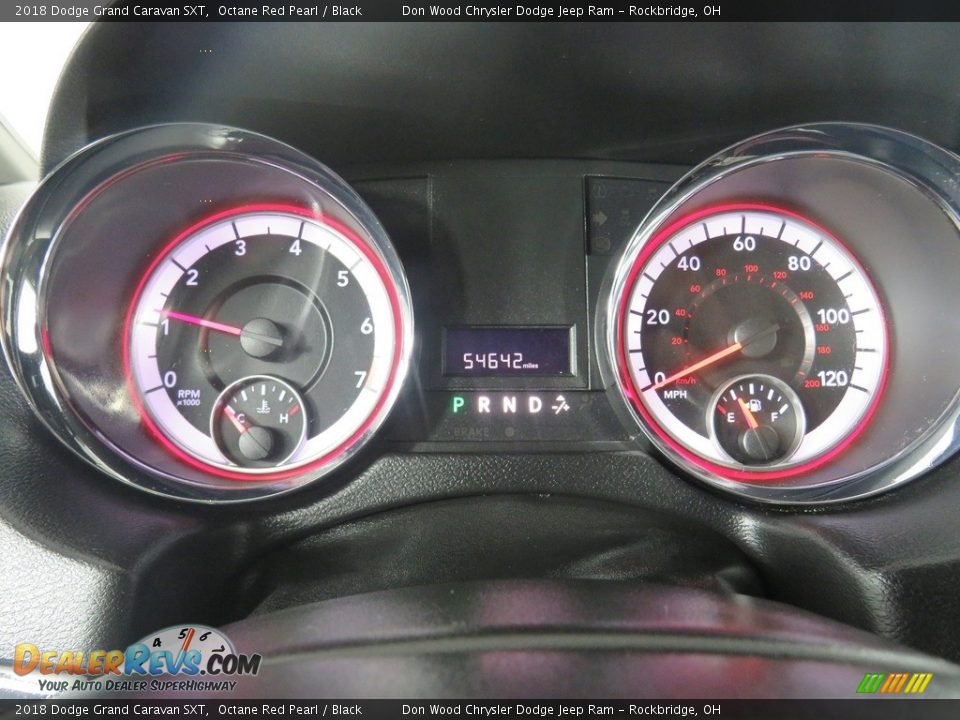 2018 Dodge Grand Caravan SXT Octane Red Pearl / Black Photo #35