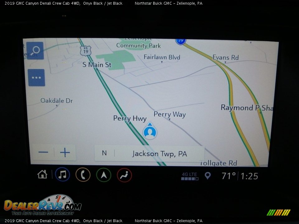 Navigation of 2019 GMC Canyon Denali Crew Cab 4WD Photo #18