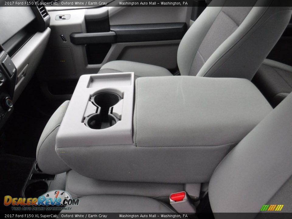 2017 Ford F150 XL SuperCab Oxford White / Earth Gray Photo #18