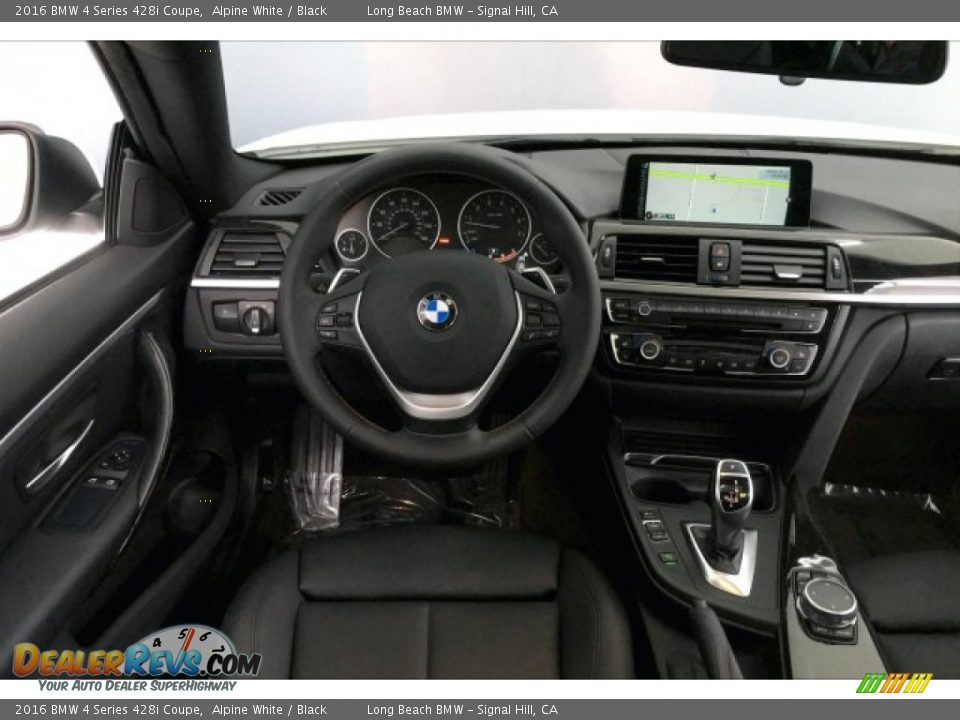2016 BMW 4 Series 428i Coupe Alpine White / Black Photo #4