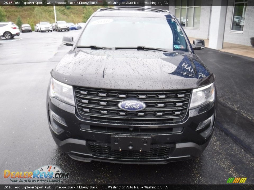 2016 Ford Explorer Sport 4WD Shadow Black / Ebony Black Photo #5