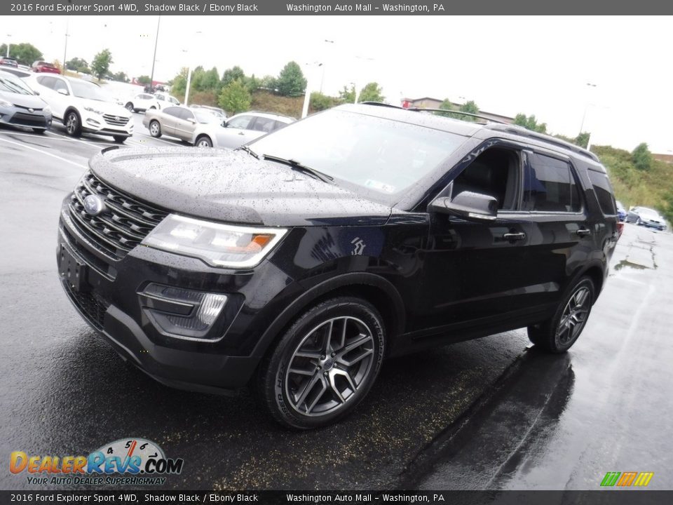 2016 Ford Explorer Sport 4WD Shadow Black / Ebony Black Photo #6