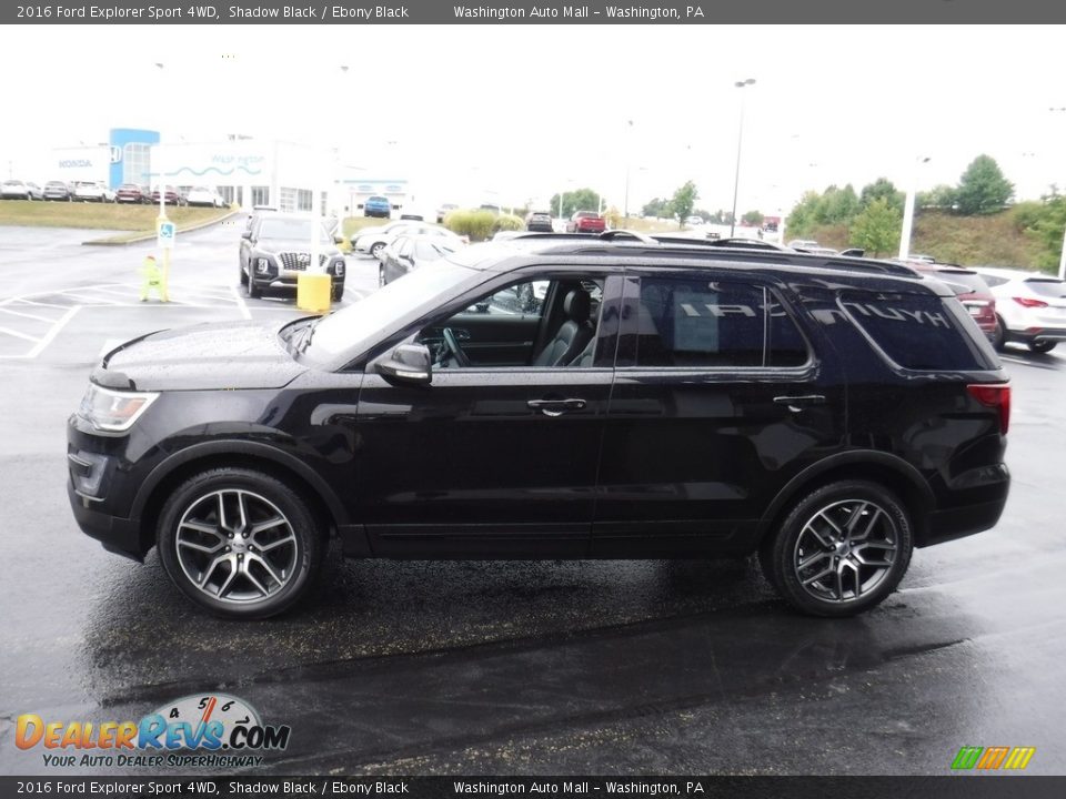 2016 Ford Explorer Sport 4WD Shadow Black / Ebony Black Photo #7