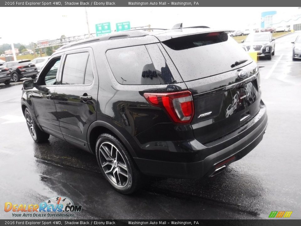 2016 Ford Explorer Sport 4WD Shadow Black / Ebony Black Photo #9