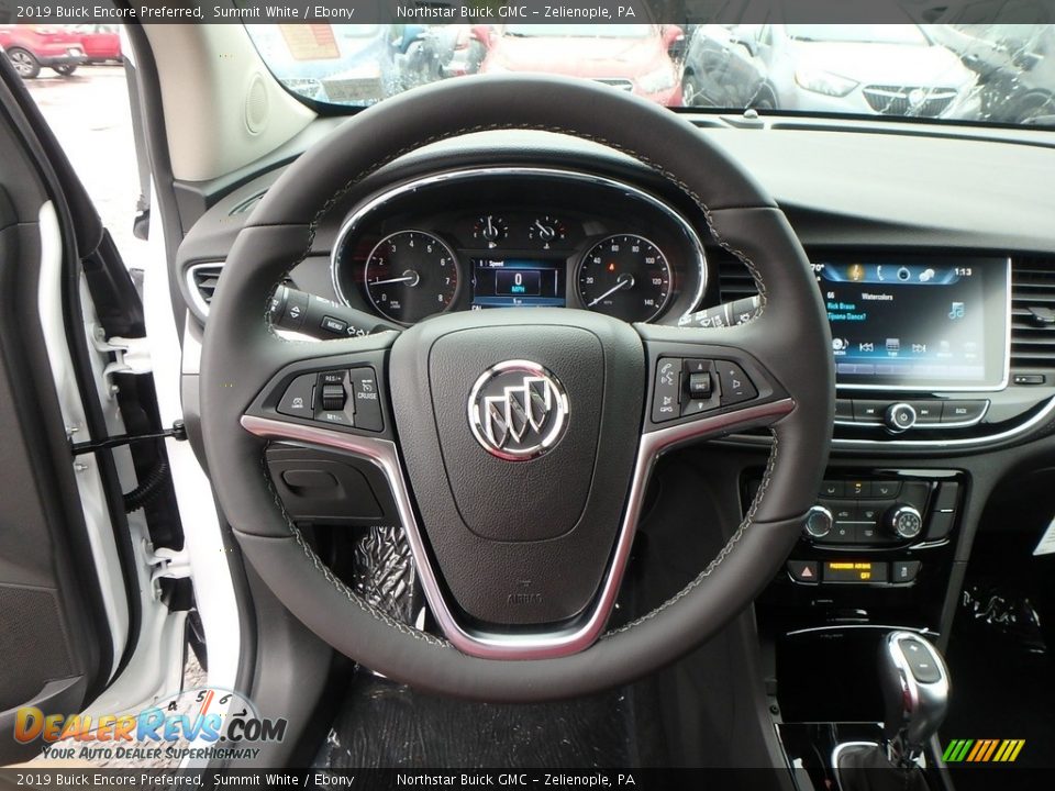 2019 Buick Encore Preferred Summit White / Ebony Photo #17