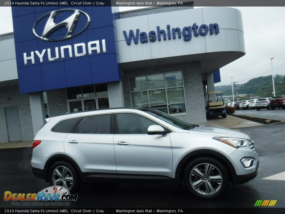 2014 Hyundai Santa Fe Limited AWD Circuit Silver / Gray Photo #2