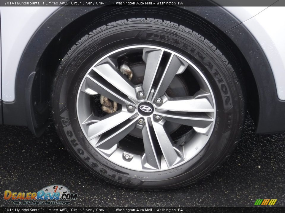 2014 Hyundai Santa Fe Limited AWD Circuit Silver / Gray Photo #3