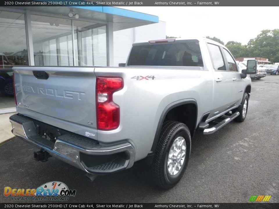 2020 Chevrolet Silverado 2500HD LT Crew Cab 4x4 Silver Ice Metallic / Jet Black Photo #7