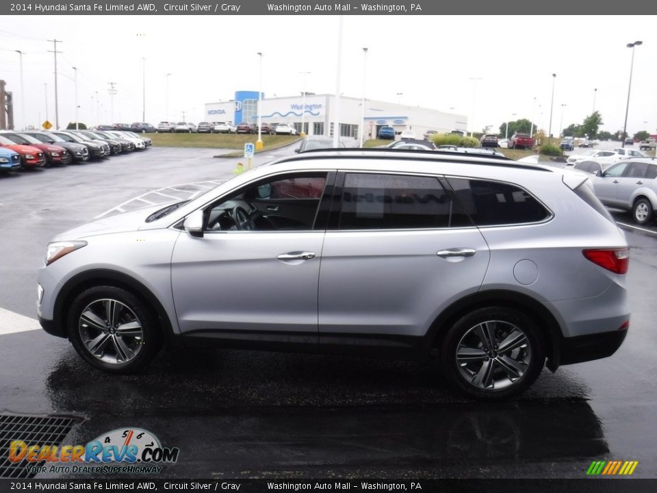 2014 Hyundai Santa Fe Limited AWD Circuit Silver / Gray Photo #7