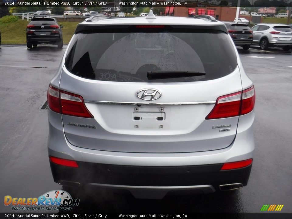 2014 Hyundai Santa Fe Limited AWD Circuit Silver / Gray Photo #9
