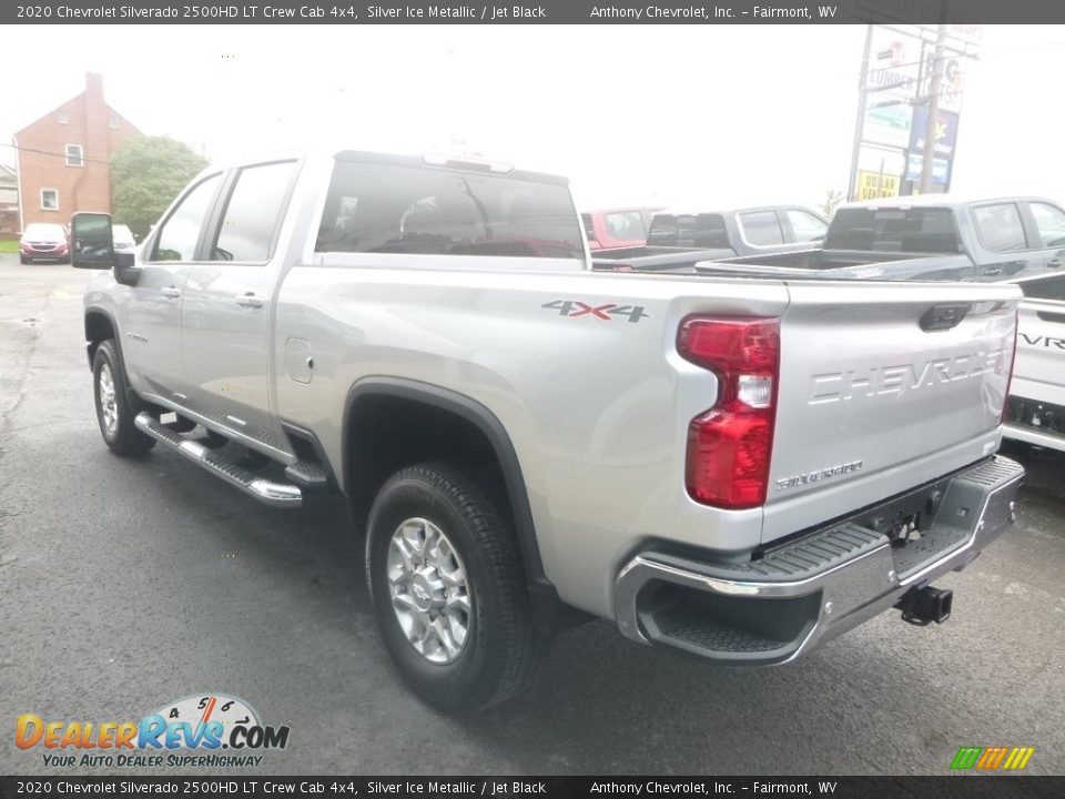 2020 Chevrolet Silverado 2500HD LT Crew Cab 4x4 Silver Ice Metallic / Jet Black Photo #9