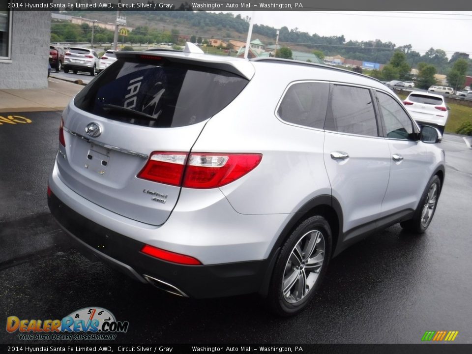 2014 Hyundai Santa Fe Limited AWD Circuit Silver / Gray Photo #10