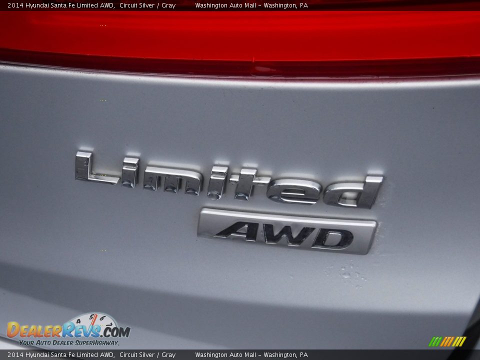2014 Hyundai Santa Fe Limited AWD Circuit Silver / Gray Photo #11