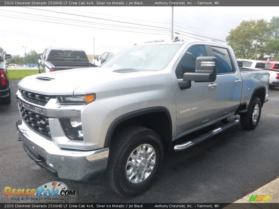 2020 Chevrolet Silverado 2500HD LT Crew Cab 4x4 Silver Ice Metallic / Jet Black Photo #10