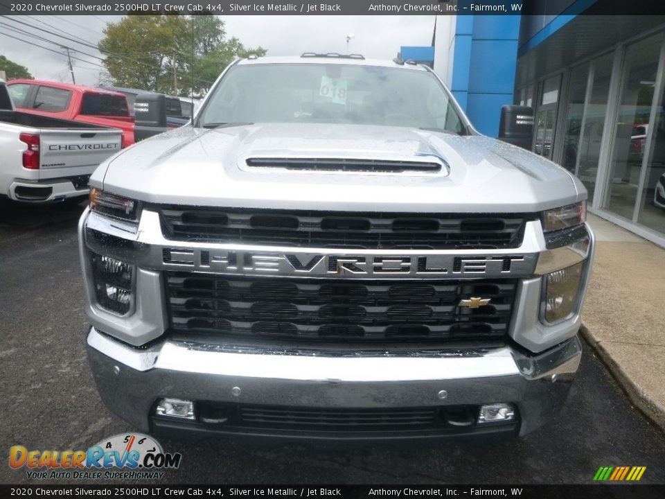 2020 Chevrolet Silverado 2500HD LT Crew Cab 4x4 Silver Ice Metallic / Jet Black Photo #11