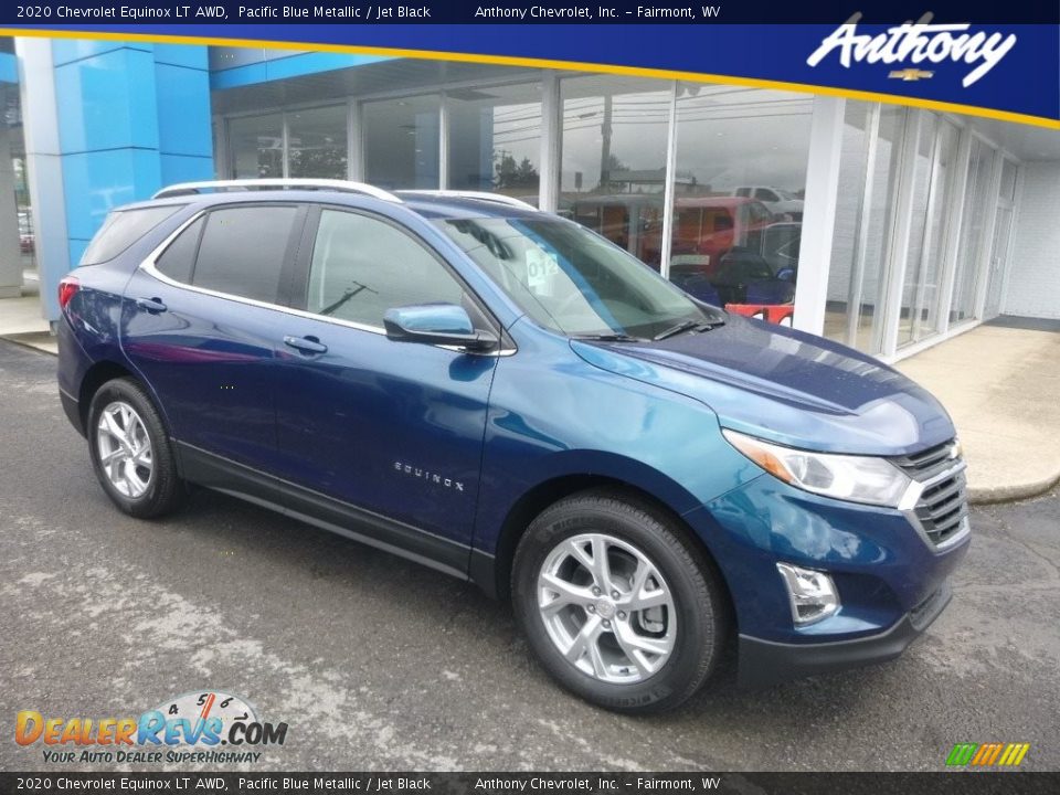 2020 Chevrolet Equinox LT AWD Pacific Blue Metallic / Jet Black Photo #1