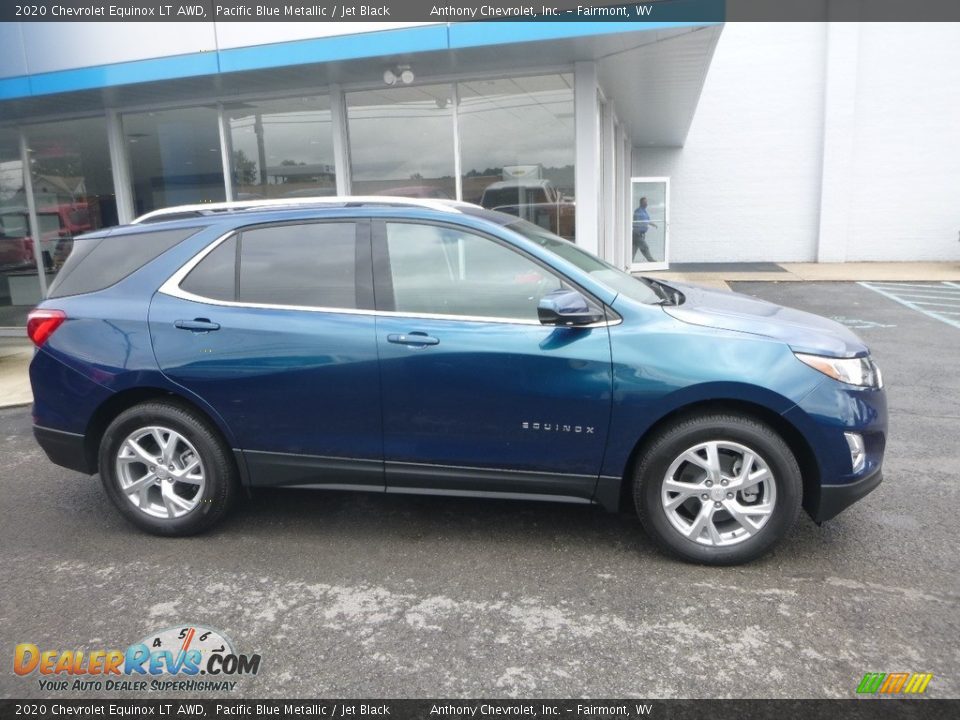 2020 Chevrolet Equinox LT AWD Pacific Blue Metallic / Jet Black Photo #3