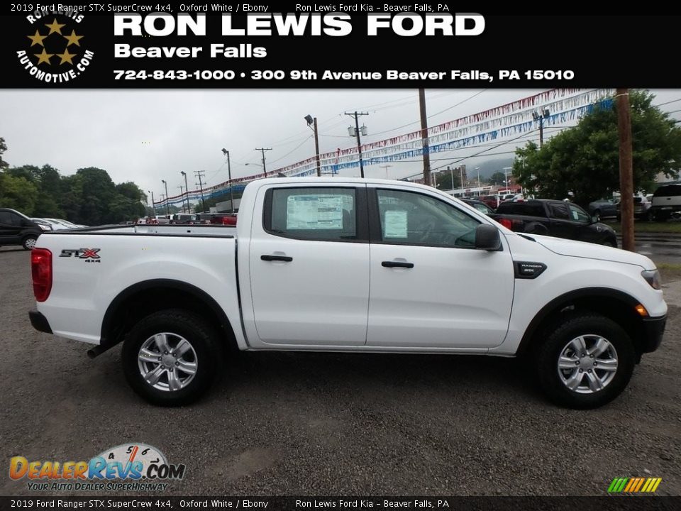 2019 Ford Ranger STX SuperCrew 4x4 Oxford White / Ebony Photo #1