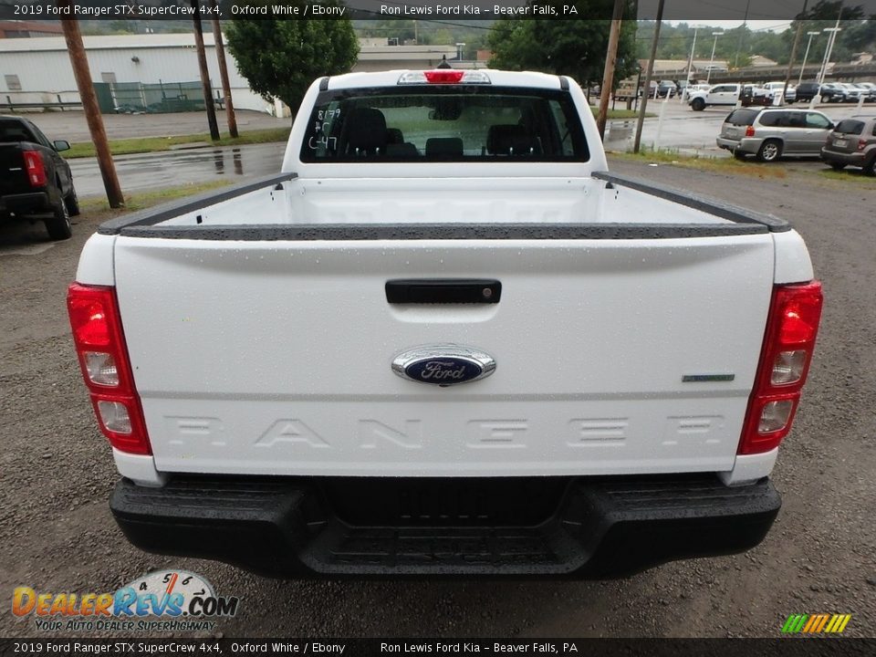 2019 Ford Ranger STX SuperCrew 4x4 Oxford White / Ebony Photo #3